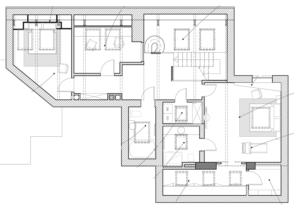 Apartment with a slide by KI Design Studio
