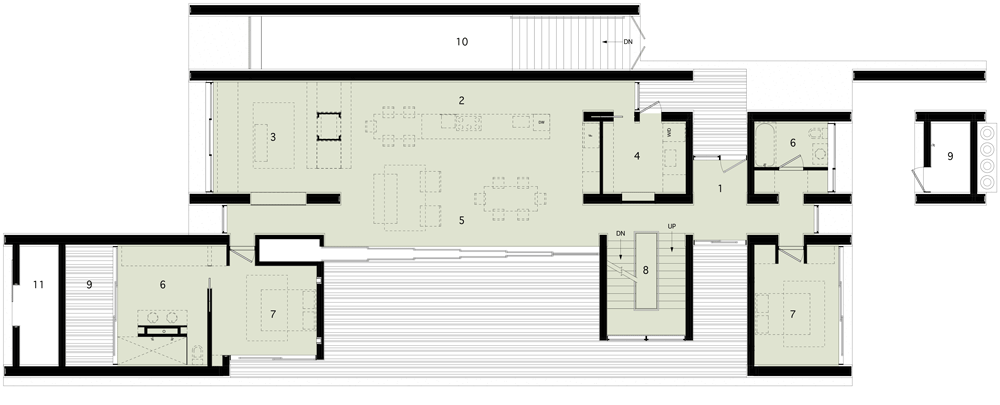 Elizabeth II house by Bates Masi