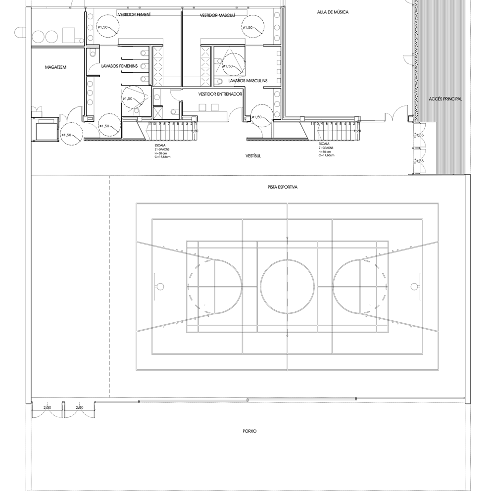 Multipurpose Educational Hall by Carmen Martinez, Gregori Carmel Gradolo Martinez and Arturo Sanz Martinez