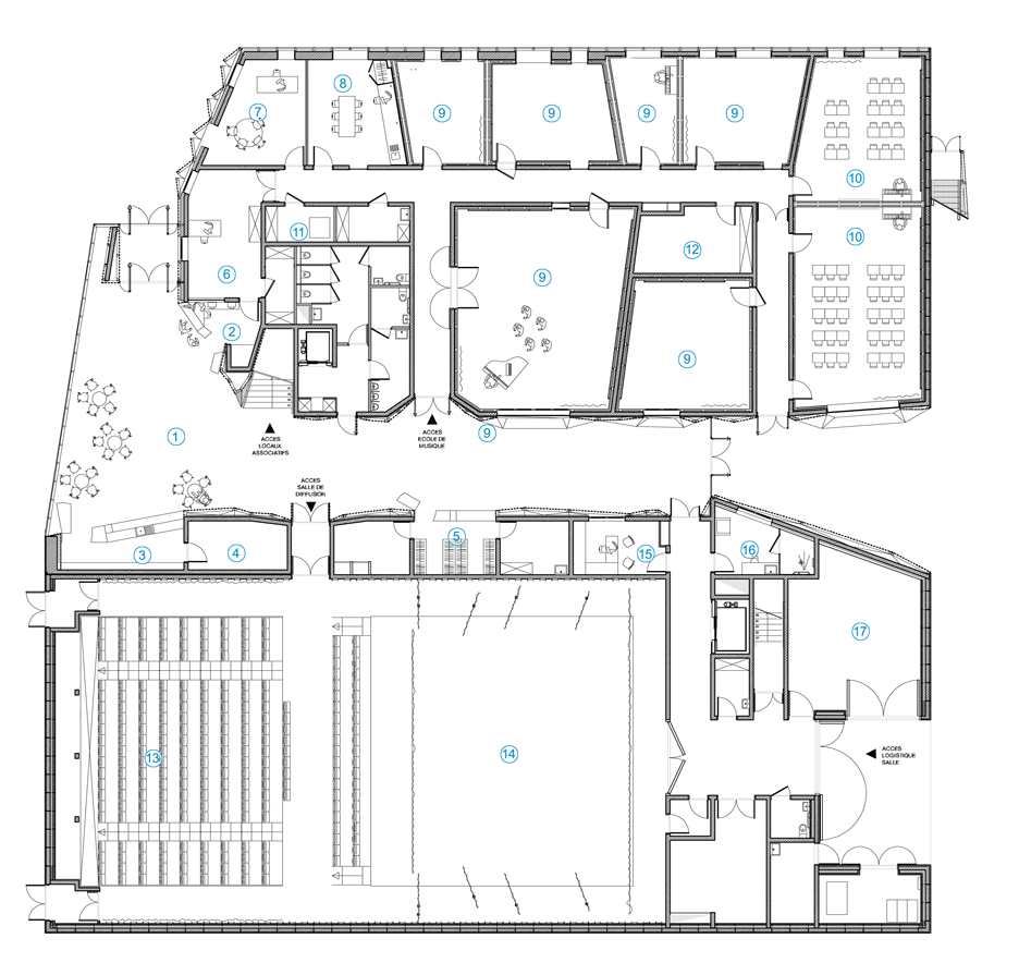 Espace Culturel de La Hague by Peripheriques