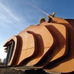 Thomas Heatherwick beach cafe takes shape