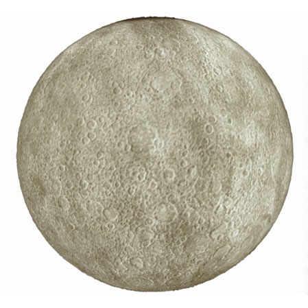 Astronaut designs moon-shaped lamp