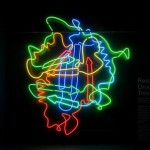 GTF unveil neon installation