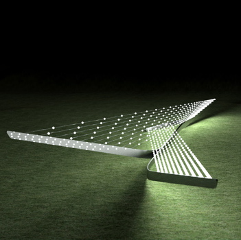 Fade chandelier by Zaha Hadid for Swarovski