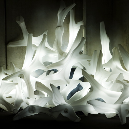 Mutagenesis by Arne Quinze at Abitare Il Tempo