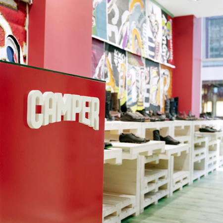 Camper store in London by the Campana Brothers