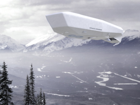 Strato Cruiser airship concept by Tino Schaedler and Michael J Brown
