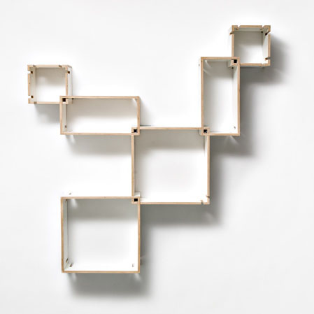 Particle shelving by Dominic McCausland