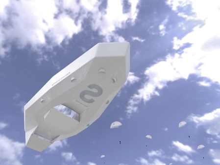 Strato Cruiser airship concept by Tino Schaedler and Michael J Brown