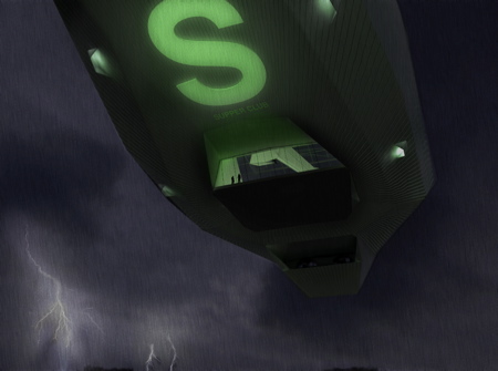 Strato Cruiser airship concept by Tino Schaedler and Michael J Brown