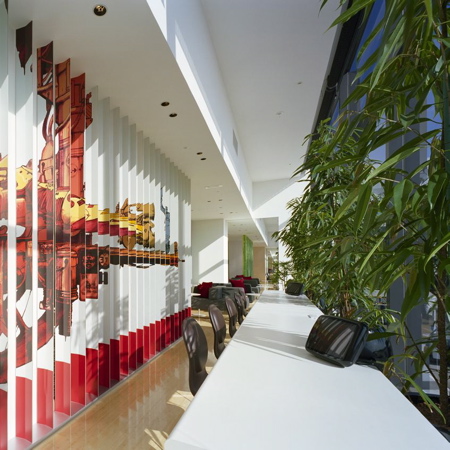 Virgin Clubhouse at Narita Airport, Tokyo, by Klein Dytham Architecture