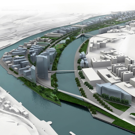 Zorrozaurre masterplan for Bilbao by Zaha Hadid Architects