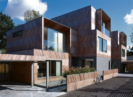 Herringbone Houses by Alison Brooks Architects