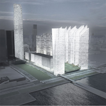 Hudson Yards masterplan by Steven Holl