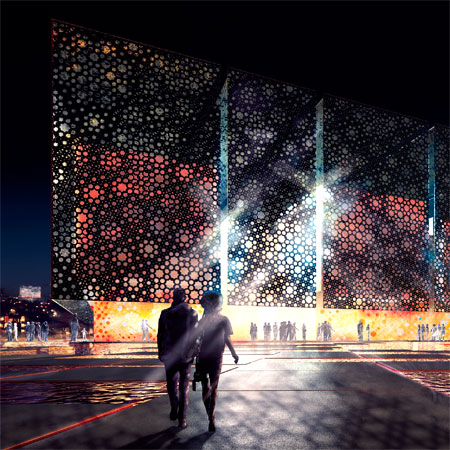 United Arab Emirates pavilion for Shanghai Expo 2010 by Foster + Partners