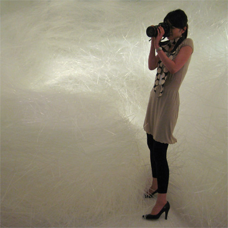 Tokujin Yoshioka installation at Design Miami