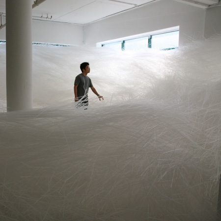 More photos of Tokujin Yoshioka installation at Design Miami