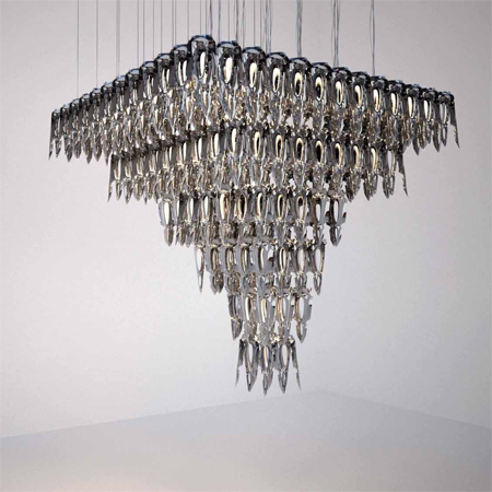 LQ chandeliers by Hani Rashid for Zumtobel