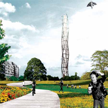 Taichung Gateway park by Stan Allen Architects