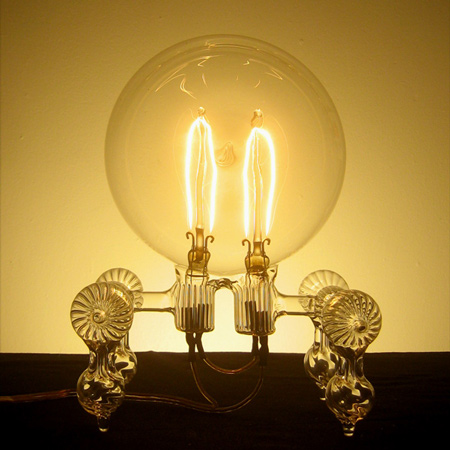 Hand-blown light bulbs by Dylan Kehde Roelofs