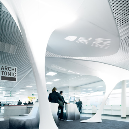 Architonic Lounge by Tobias Wallisser and Chris Bosse