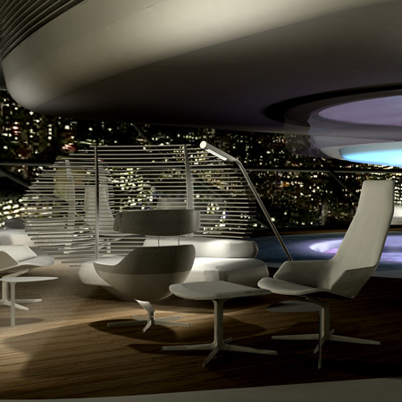 New images of Manned Cloud by Jean-Marie Massaud