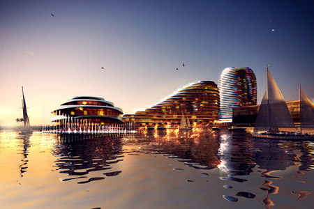 Abu Dhabi World Trade Center by Foster + Partners
