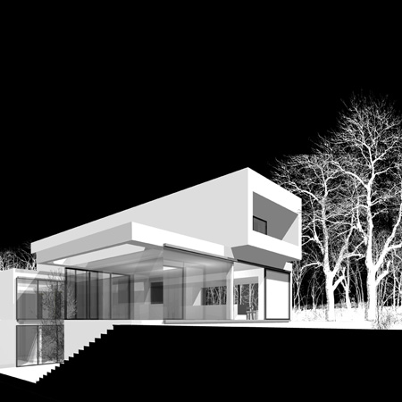 Twin Houses by Terry Pawson Architects