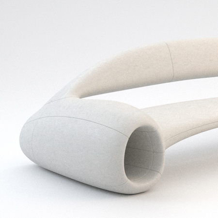 Acceleration sofa by Phillip Grass