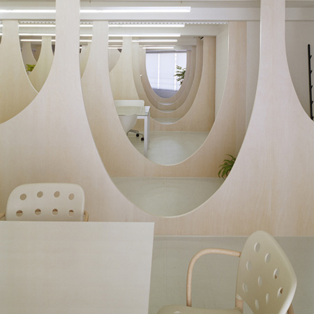 Meguro office space by Nendo