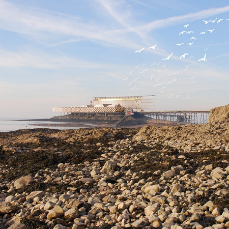 Birnbeck Pier and Island by Levitate