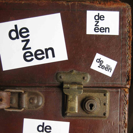 Dezeen stickers in Milan