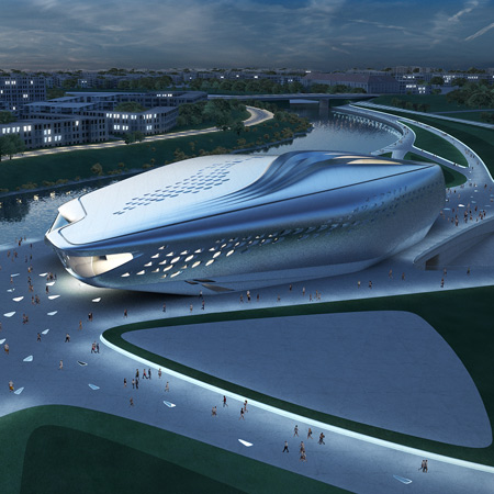 Guggenheim Hermitage Museum, Vilnius by Zaha Hadid Architects