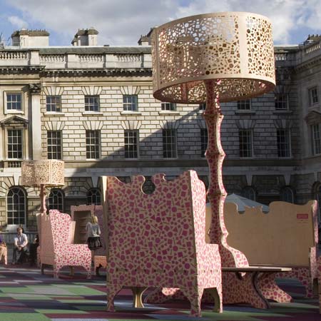London’s Largest Living Room by Studio Weave and Eley Kishimoto