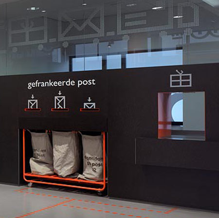 Postal stores for TNT by Merkx + Girod Architecten