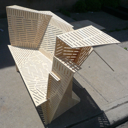Porosity Bench by Steven Holl Architects