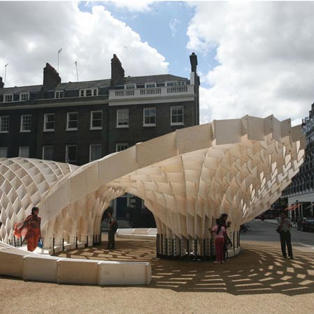 Swoosh Pavilion at the Architectural Association