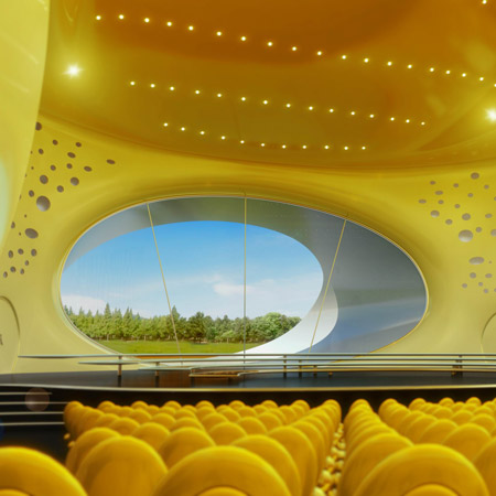 Antonín Dvořák Concert and Congress Centre by Future Systems