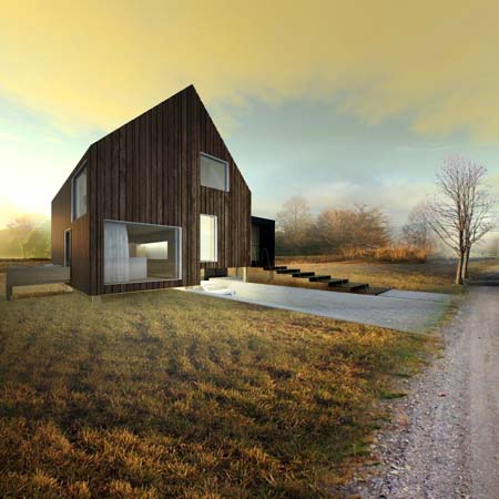 Wooden house by Ondrej and Josef Chybik