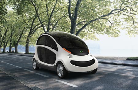 Peapod electric car by Chrysler