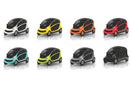 Peapod electric car by Chrysler