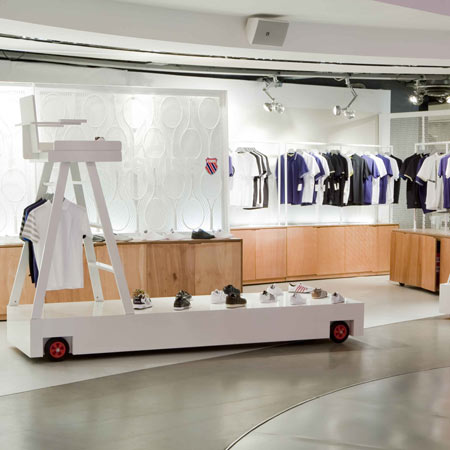 K-Swiss pop-up store by UXUS Design