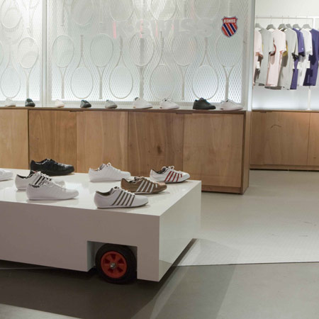 K-Swiss pop-up store by UXUS Design