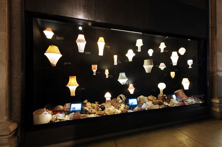 Selfridges windows curated by Designersblock