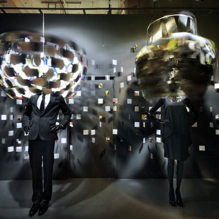Selfridges windows curated by Designersblock