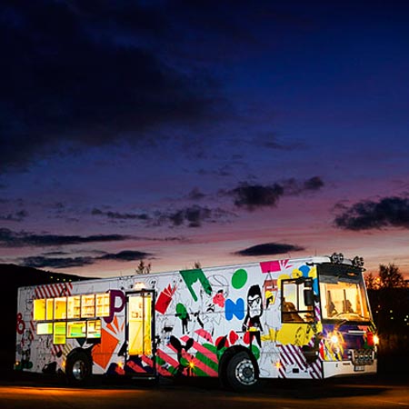 Library bus by Muungano