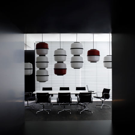 CitizenM is a hotel made of prefabricated room modules at Schiphol Airport, Amsterdam, designed by Dutch architectural firm Concrete.
