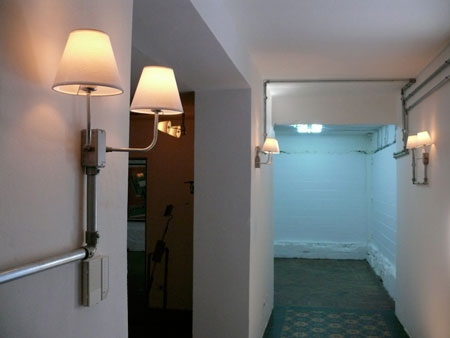 Pipe Light is an installation on an abandoned house in São Paulo, Brazil by French-Brazilian architects Triptyque