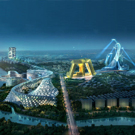 Ansan urban plan by MAD, BIG, INABA and Mass Studies