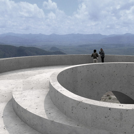 Ruta del Peregrino lookout point by HHF Architets